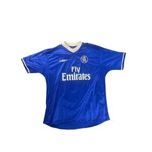 Vintage  Chelsea fc mateja kezman home jersey 2004 umbro